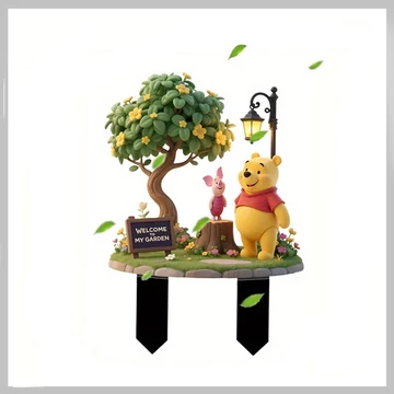 Akrilová záhradná dekorácia Winnie the Pooh – 2D, model FP2091510