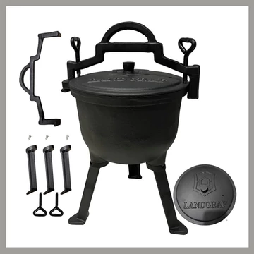 Liatinový kotlík na guláš – 8 litrov – model KOCIOLEK8L