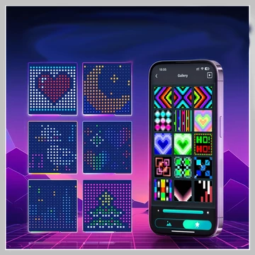 Inteligentný LED záves 160 × 160 cm – model RL310721