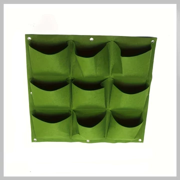 Závesný záhradný organizér s 9 vreckami – 50 × 50 cm – model RP2233079-2