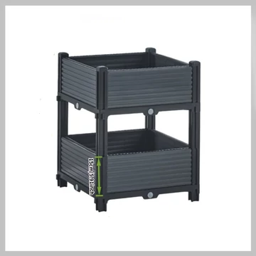 Dvojvrstvový vyvýšený záhradný záhon s nohami – PN2449866