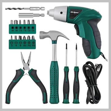 Kompaktná 3,6 V elektrická sada náradia s úložným boxom LR666726