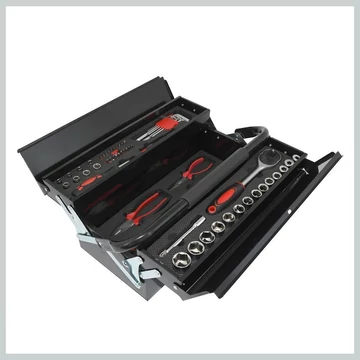 63-dielna sada náradia v kovovom kufríku – METAL 09467