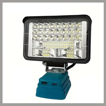 THOLUX Akumulátorová pracovná lampa – 2× Li‑ion batéria 646978
