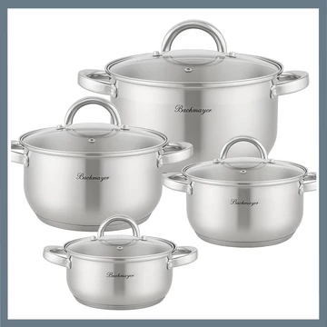 Bachmayer BM-15760 – 8-dielna súprava hrncov z nehrdzavejúcej ocele