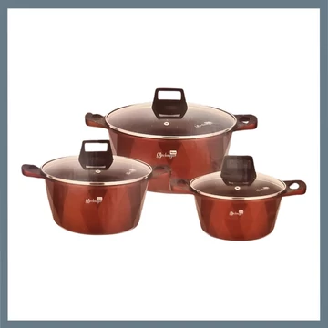 Bachmayer BM-7601 – 6-dielna súprava hrncov z nehrdzavejúcej ocele