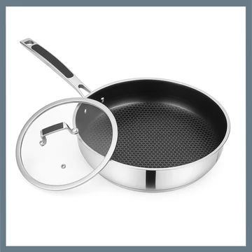 Bachmayer Nerezová Panvica s Pokrievkou – 28 cm – BM-1014-28