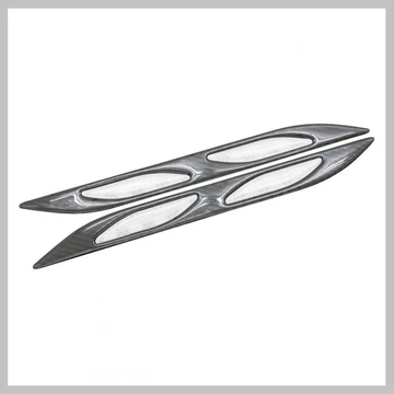 Samolepiaca ochrana dverí DAGGER – strieborná, súprava 2 kusov 34300