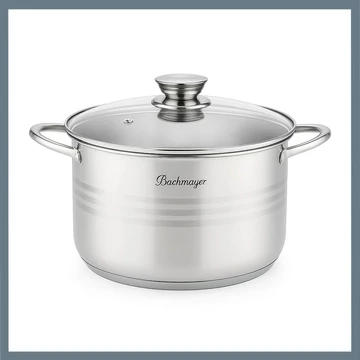 Varný hrniec Bachmayer 15,5 litra so sklenenou pokrievkou BM-155
