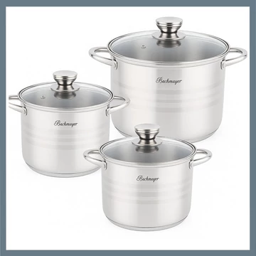 Súprava hrncov Bachmayer 6 dielna BM-191