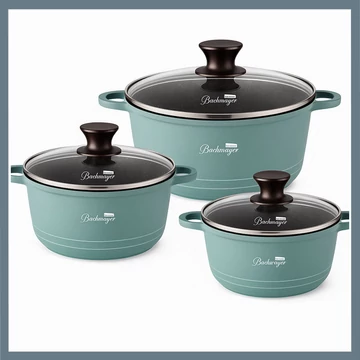 Súprava hrncov Bachmayer 6 dielna zelená BM-7896