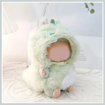 Plyšový dinosauří kostým pre figúrku LABUBU PU3637720