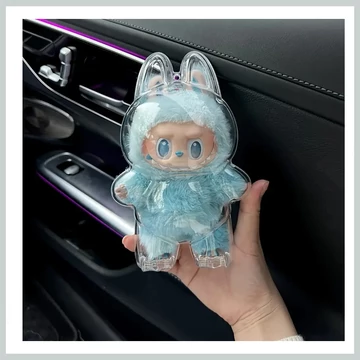 Priehľadné akrylové puzdro pre figúrku LABUBU XK4614205