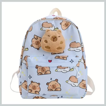 Detský batoh s plyšovým medvedíkom – modrý kék YJ902173-1