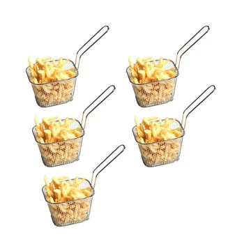 Súprava 5‑dielnych malých štvorcových pekárenských košíkov 39898197