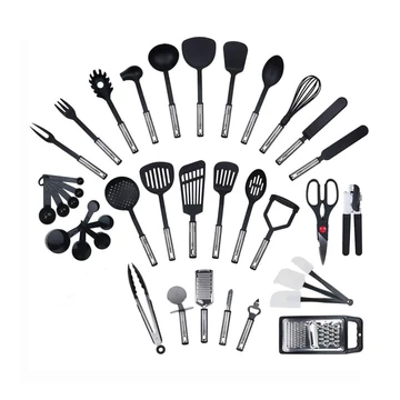 38-dielna súprava kuchynských nástrojov z nehrdzavejúcej ocele – holm8274