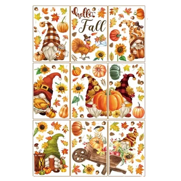 Jesenná sada okenných nálepiek – 9 hárkov, 102 motívy YR4322710