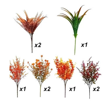 9-dielna jesenná súprava umelých kytíc PC246341