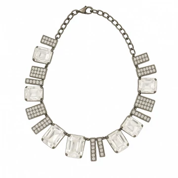 Elegantný Náhrdelník – v Striebornej Farbe N415S