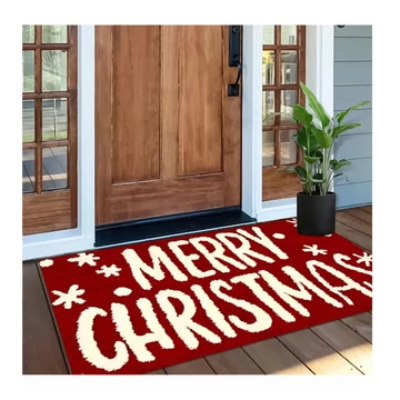 Vianočná rohožka – 40 × 60 cm, s nápisom Merry Christmas – KV3748105