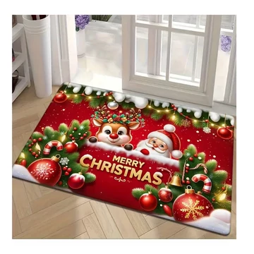 Vianočná rohožka – 80×120 cm, vzor Veselé Vianoce – NX186458