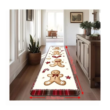 Vianočný behúň – 60×300 cm, vzor Gingerbread – PM588342-2