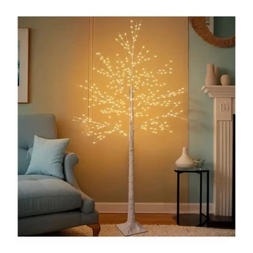 Dekoratívny stromček s LED osvetlením – 183 cm, 320 LED diód, teplé biele svetlo – RH288047-2