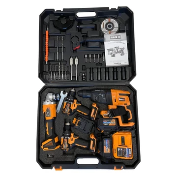 Sada akumulátorového náradia BLACK – 4 náradia + príslušenstvo 53747