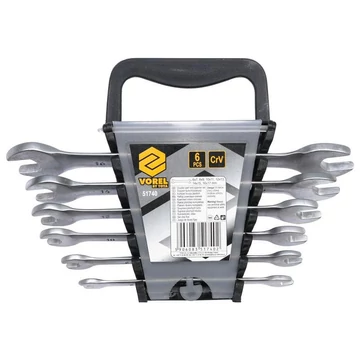Sada obojstranných kľúčov Vorel – 6 kusov, 6–17 mm TO-51740