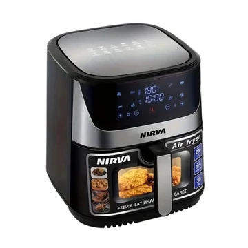 NIRVA Teplovzdušná fritéza s veľkou kapacitou 10,5 L AV4744114
