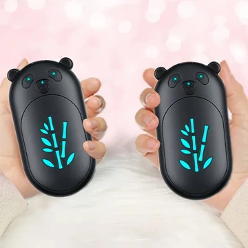 2 ks nabíjateľných ohrievačov rúk Panda, čierna farba CT275095-f