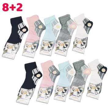 8+2 Dámske športové ponožky 38-41 WP3510-3