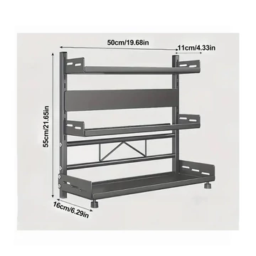 Kovová odkladacia polica – ME2051154 (50 × 55 × 16 cm)