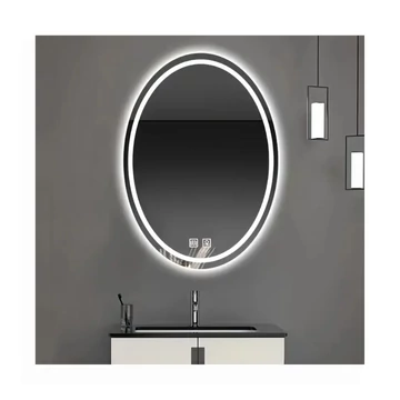 Oválne LED zrkadlo do kúpeľne – NA2813513 (60 × 80 cm)