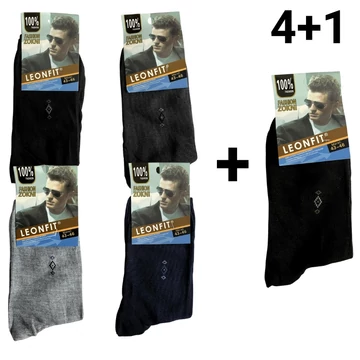 4+1 Pánske ponožky 43-46 A603-1