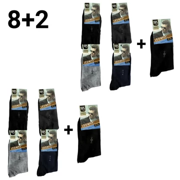 8+2 Pánske ponožky 43-46 A603-3