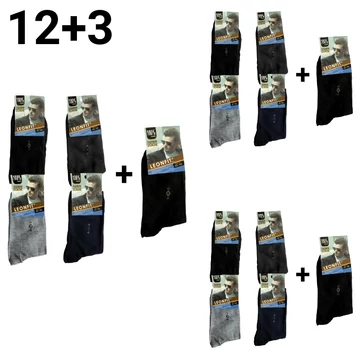 12+3 Pánske ponožky 40-43 – A603-4