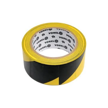 Výstražná páska čierna/žltá 48 mm × 33 m TO-75231