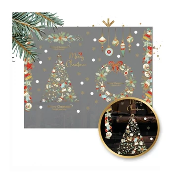 Vianočná nálepka na okno – 90 × 30 cm (NKD22)