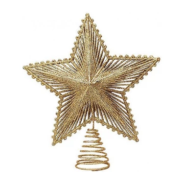 Vianočná ozdoba na stromček – zlatá hviezda, 20 cm, KSN147WZ1