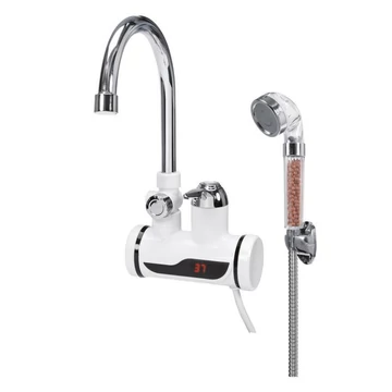 KATLA-4 nástenná batéria s ohrievačom vody a sprchovým setom — 3 kW TO-75924