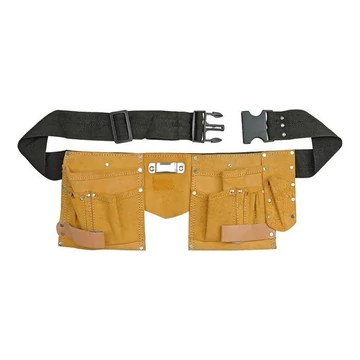 Kožený opasok na náradie Vorel – 11 vreciek TO-78750