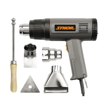 STHOR horúca vzduchová pištoľ 1500 W + príslušenstvo — TO-79328