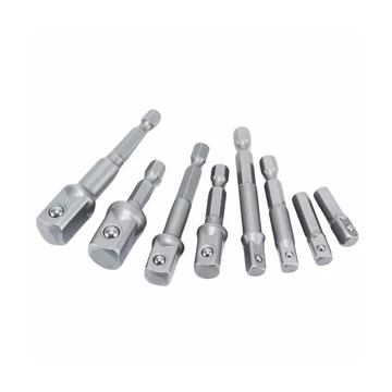 Čierna sada adaptérov pre vŕtačku/skrutkovač – 1/4„, 3/8“, 1/2" 11702