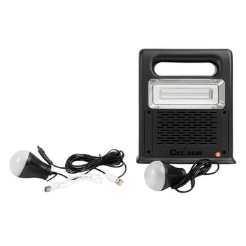 CCLamp solárna prenosná lampa s Bluetooth reproduktorom a rádiom 30 W CL-22