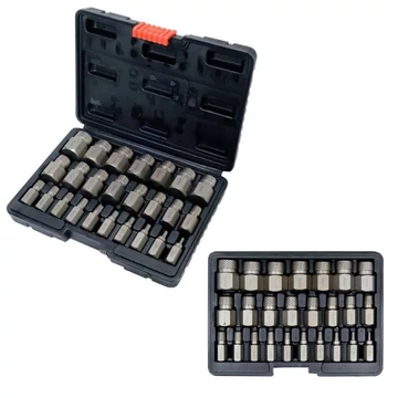 Súprava na odstraňovanie zlomených skrutiek a matíc – 25 dielov, CrV oceľ YT-06034