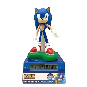 Sonic the Hedgehog 3D nočné svetlo a budík EWA3023SNC