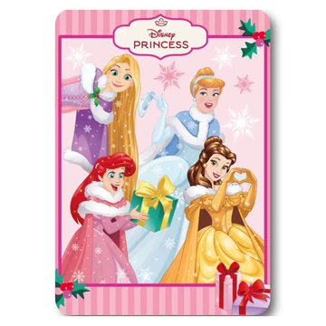 Vianočná fleecová deka Disney Princess 100 × 140 cm FML370673