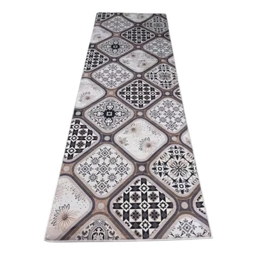 Kuchynský koberec s vintage vzorom dlaždíc 80 x 150 cm