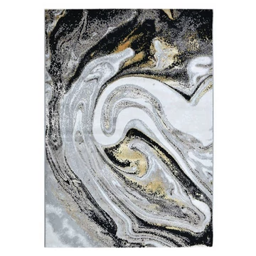 Luxusný koberec Toscana 163 čierno-zlatý 240 x 330 cm